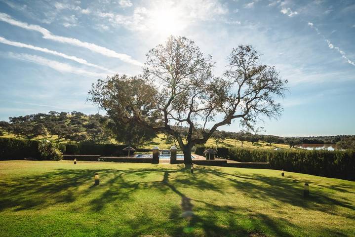 Casa rural para 23 personas, con Terraza y Jardín además de Piscina y Vistas en Guillena - 4