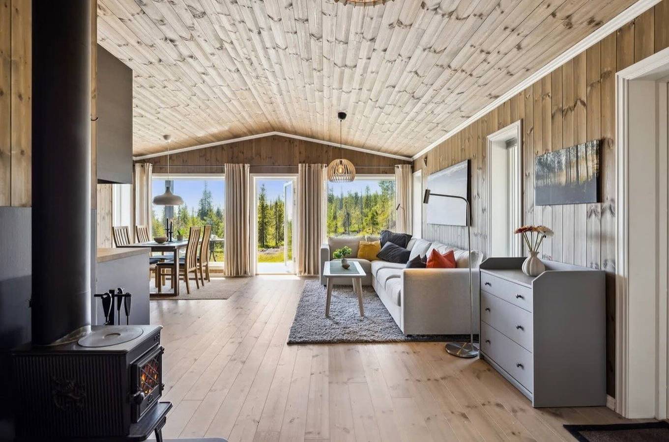 Familienhütte Budor 60 Minuten von Osl entfernt Alpine Langlaufloipen in Løten