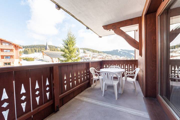 Appartement entier, Appartement 'Lapon H10' avec vue sur montagne et balcon in Hauteluce, Région d'Albertville