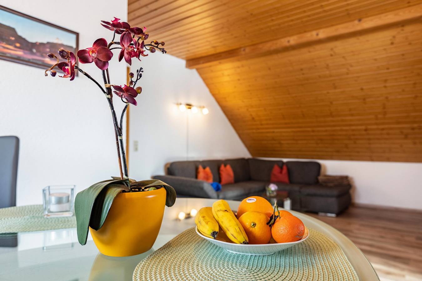 Ganze Wohnung, Ferienwohnung 'Anca' mit Seeblick, Balkon und Wlan in Öhningen, Untersee