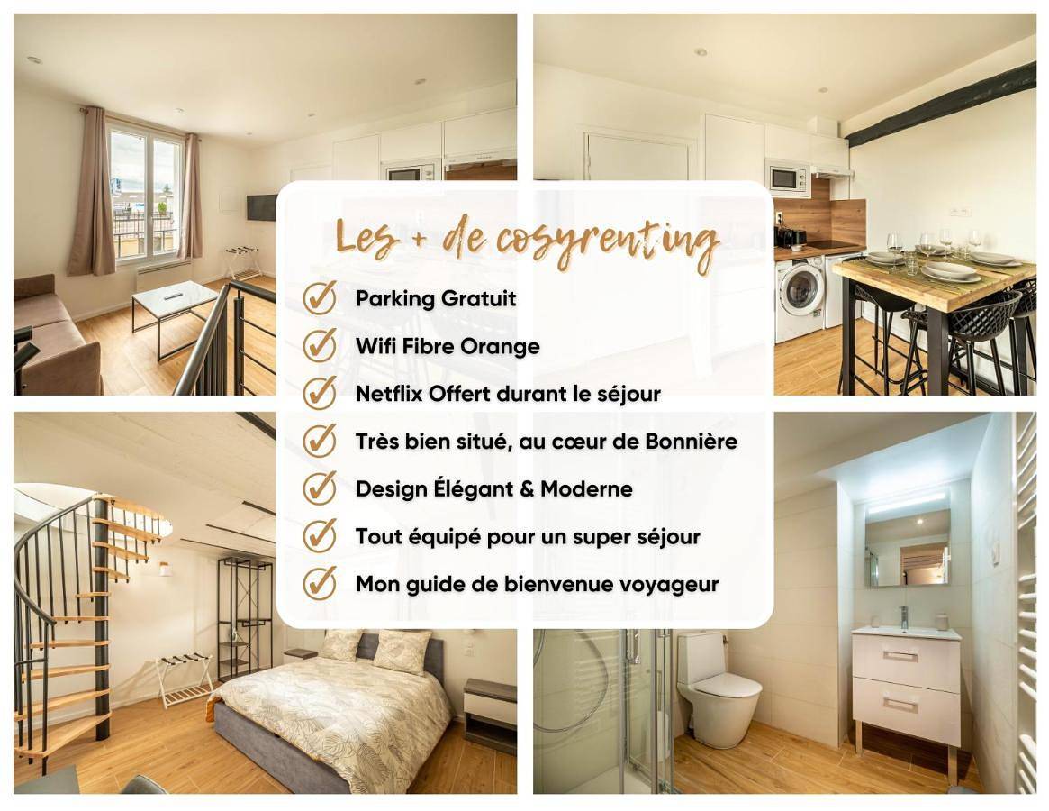 Appartement entier, Le Colisée - Self Checkin Automatique - Netflix - 15 min de Giverny in Bonnières-sur-Seine, Yvelines