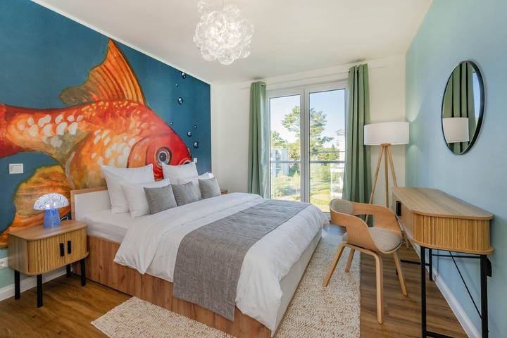 Ferienwohnung für 6 Personen, mit Balkon und Sauna, mit Haustier - 1