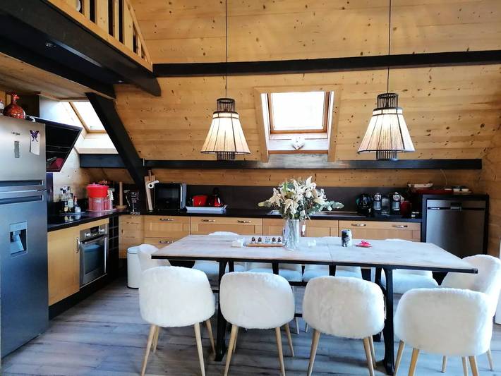 Chalet de montagne 110m² pour 10,  magnifique T4 in Pra-Loup (station de ski), Pra-Loup
