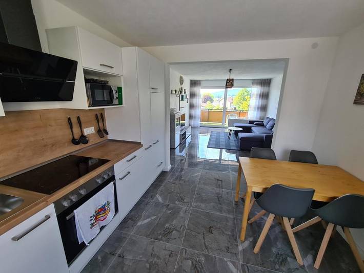 Ferienwohnung für 6 Personen, mit Balkon und Ausblick