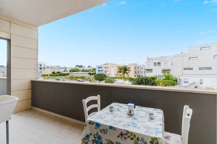 Maison de vacances pour 6 personnes, avec balcon à Otranto