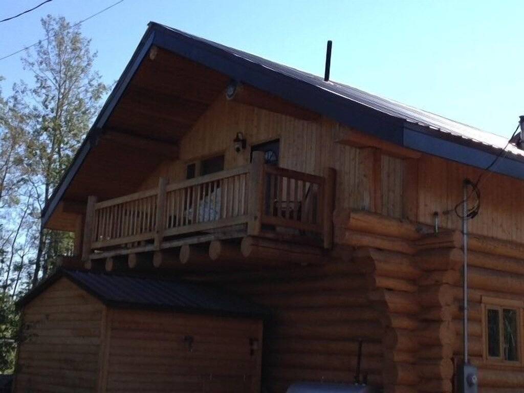 Zufluchtsort in den Weiden in Yukon