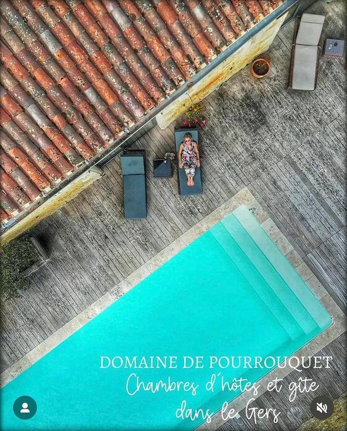 Chambre d’hôte pour 2 personnes, avec piscine et jardin ainsi que jacuzzi et terrasse dans le Gers - 4