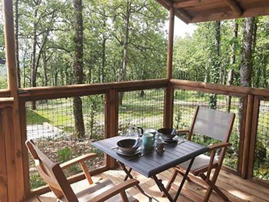 Camping La Truffière - Hébergement 2 personnes - Cabanes Duo in Saint-Cirq-Lapopie, Massif central