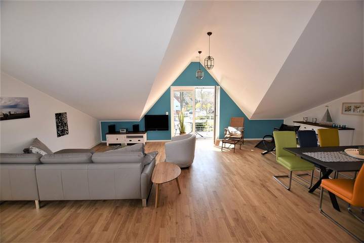 Ferienwohnung für 5 Personen, mit Balkon und Sauna sowie Ausblick in Hohwacht
