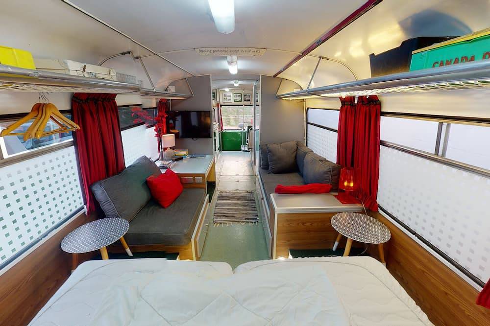 Stay on a vintage 1974 Maltese bus in Xaghra in Xaghra, Gozo