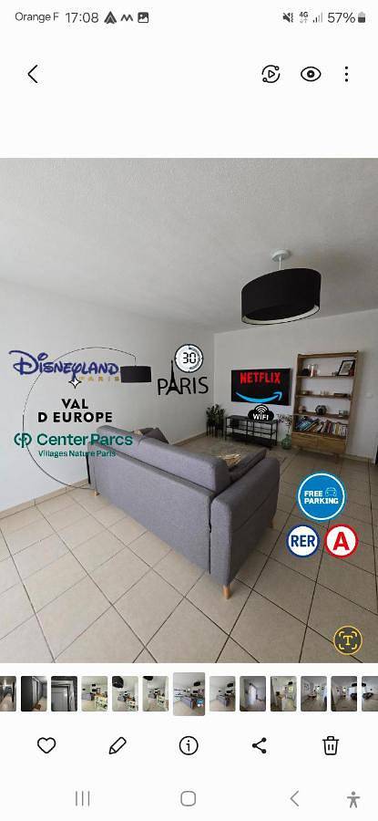 Appartement entier, Two-Bedroom Apartment in Bussy-Saint-Georges, Seine-et-Marne