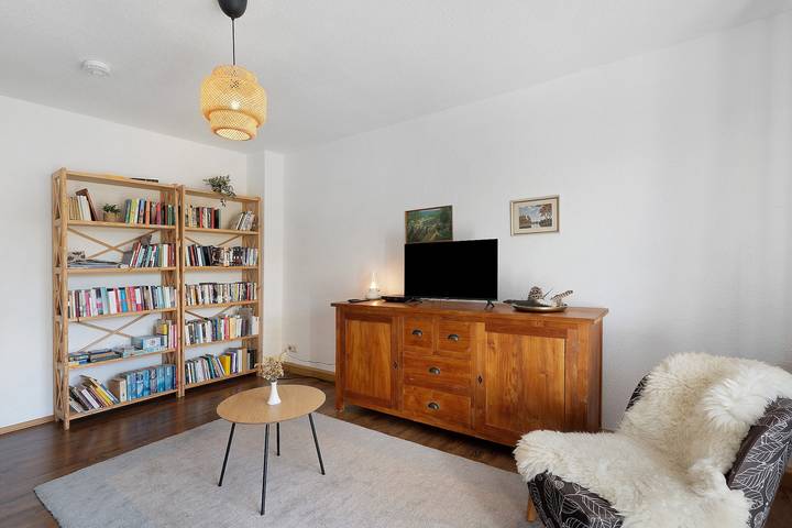 Ganze Wohnung, Apartment „Blick auf die Sachsenhöhe“ mit Bergblick, Balkon und WLAN in Altenberg, Osterzgebirge
