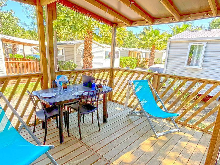 Camping Le Bosc - Mobilhome 5 personnes - Select Tv Lv Clim Plancha - 2ch - 4 ad+1enf-12ans in Saint-Cyprien, Côte d'Améthyste