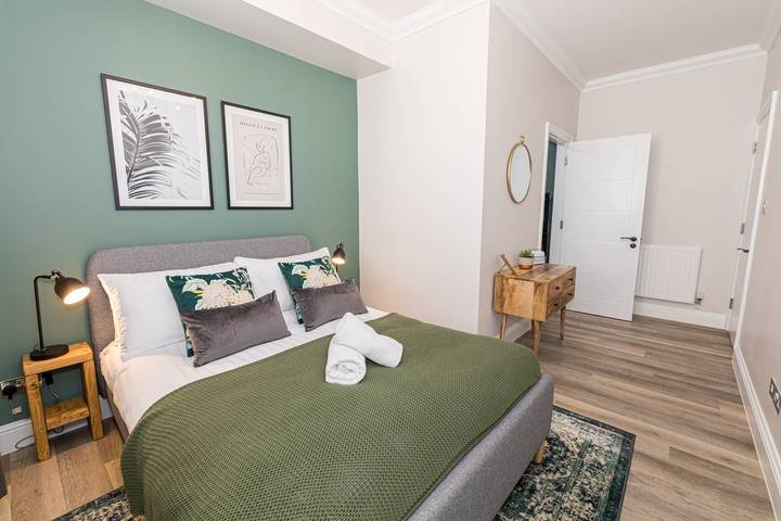 Apartamento para 6 personas, con jardín en Bournemouth