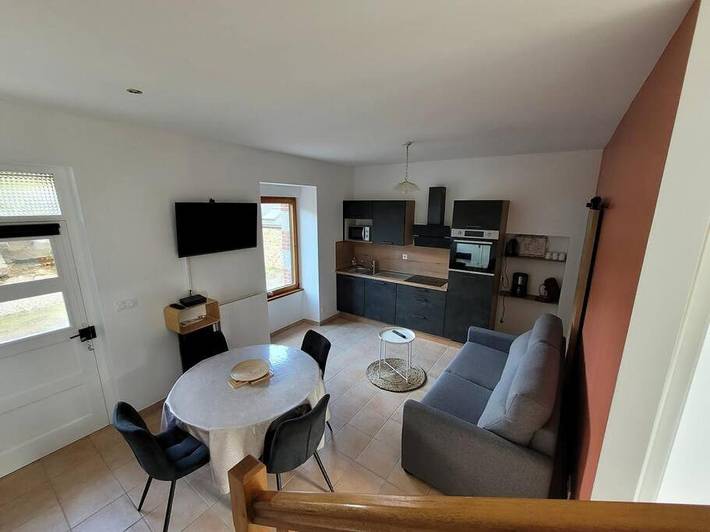 Gîte pour 4 personnes, avec Terrasse à Saint-Carreuc
