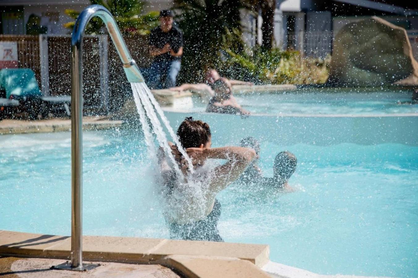 Zecamping 4 étoiles piscine couverte club enfant locatif Tv clim 26m2 in Parentis-en-Born, Côte d’Argent