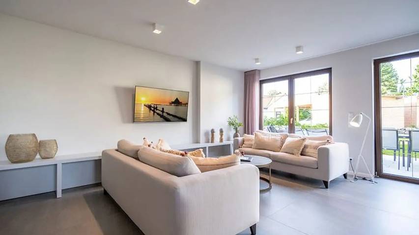 Ferienhaus für 8 Personen, mit Balkon und Terrasse sowie Sauna in Heringsdorf