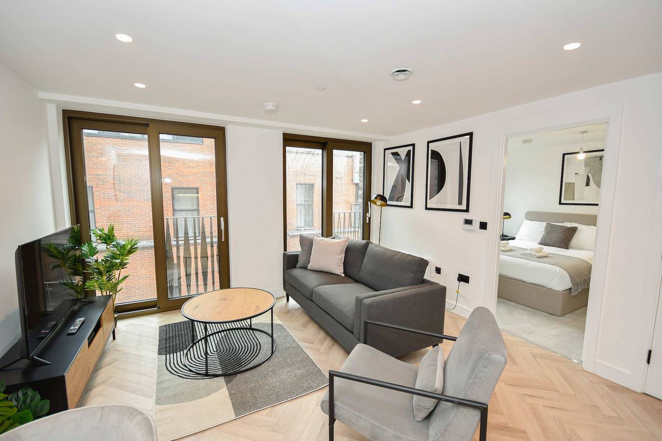 Ganze Wohnung, Modern 1Br Flat in Central Manchester with Balcony in Manchester, Greater Manchester