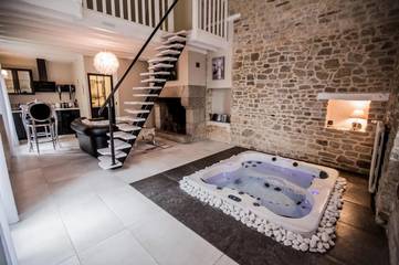 Ferienhaus für 2 Personen, mit Pool und Garten sowie Whirlpool und Sauna in der Bretagne