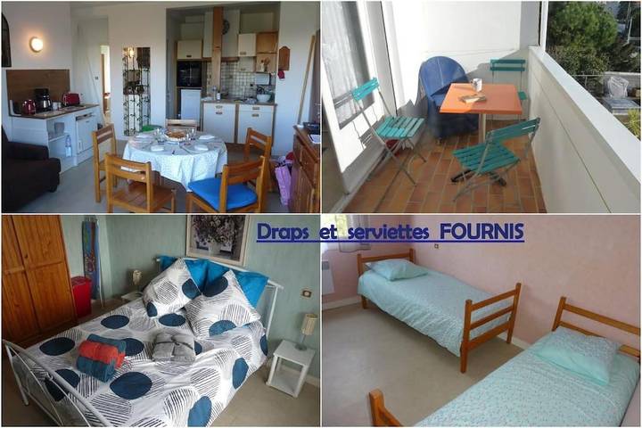 Gîte pour 4 personnes, avec vue et terrasse, animaux acceptés dans Office de Tourisme de Royan