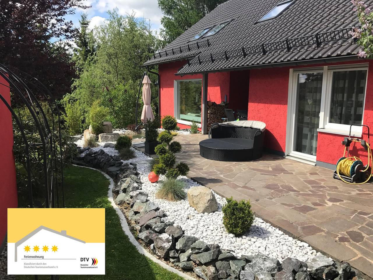 Ganze Ferienwohnung, Komfortable Ferienwohnung 100qm mit Loggia in Schauenstein im Frankenwald-Fichtelgebirge in Schauenstein, Landkreis Hof