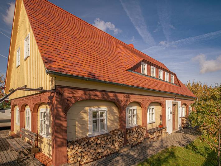 Ferienwohnung für 6 Personen, mit Garten in Großschönau