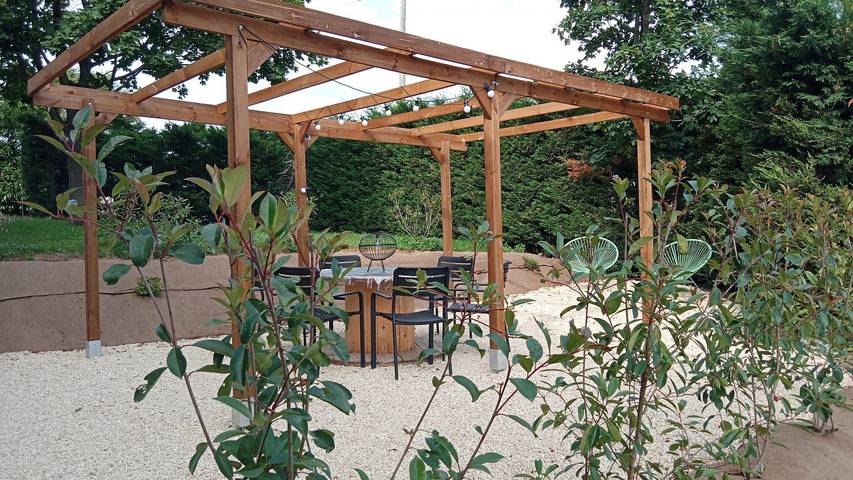 Gîte pour 6 personnes, avec jardin