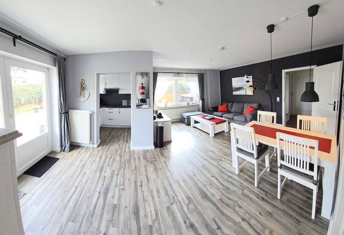 Ferienwohnung für 3 Personen, mit Terrasse und Garten auf Fehmarn