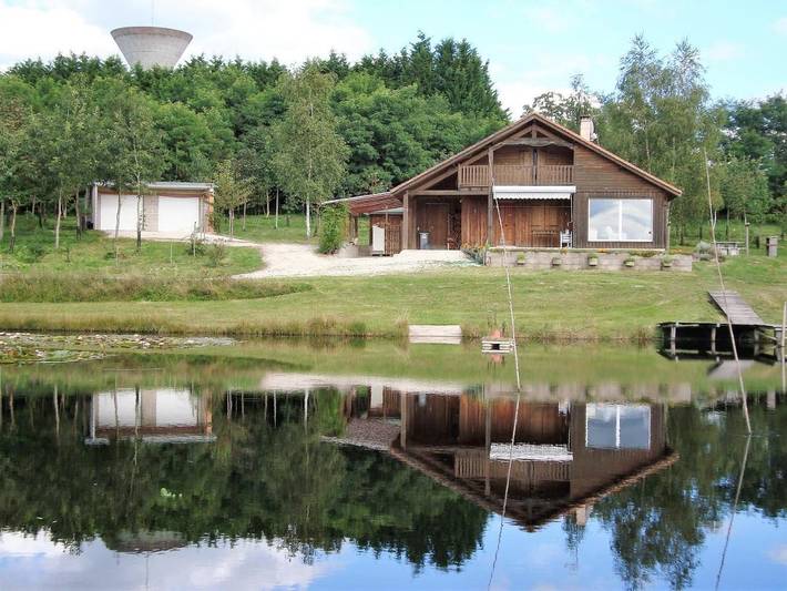 Maison de vacances pour 6 personnes, avec vue ainsi que vue sur le lac et jardin