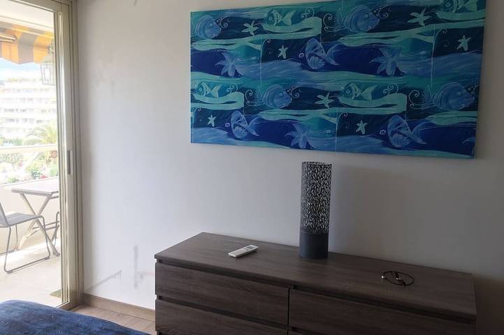 Apartamento entero, Lujoso condominio de 1 habitación, vistas al mar, todas las comodidades in Villeneuve-Loubet Plage, Costa mediterránea (Francia)