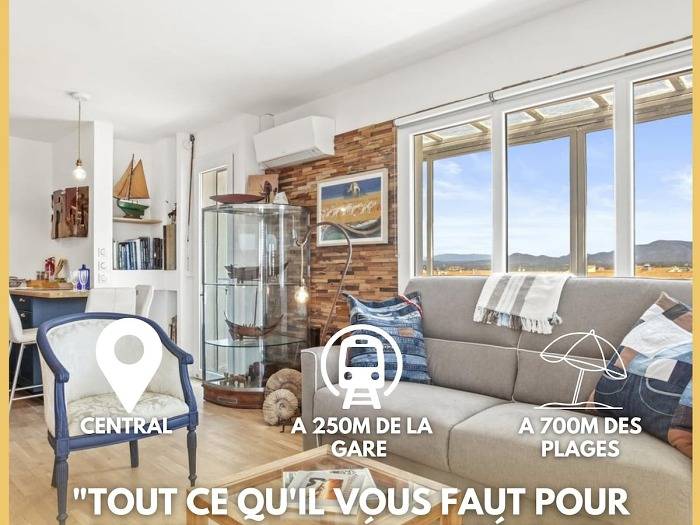 Entire holiday apartment, Saint Raphaël, center , train station , 1 room in Saint-Raphaël, Massif de l'Esterel