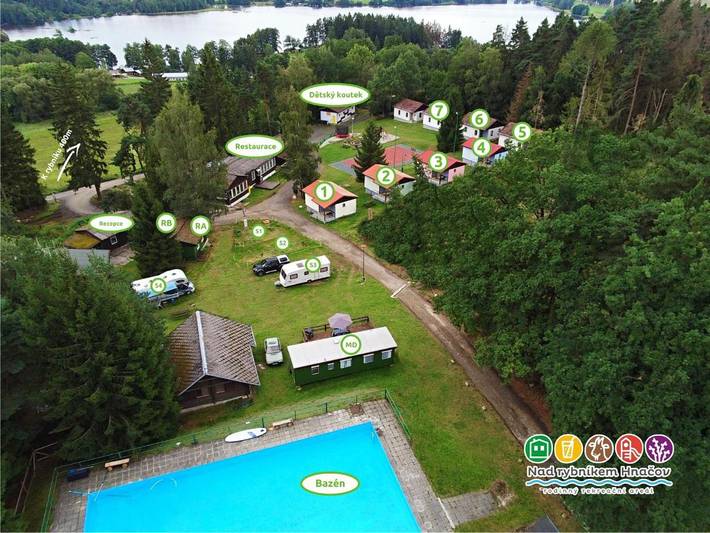 Ferienpark für 4 Personen, mit Terrasse und Garten sowie Pool und Sauna in Tschechien