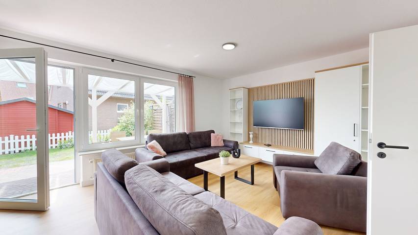 Ferienhaus für 8 Personen, mit Terrasse und Garten auf Borkum