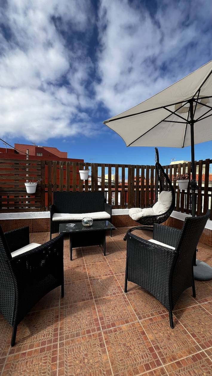 Gîte pour 4 personnes, avec terrasse à Buenavista del Norte