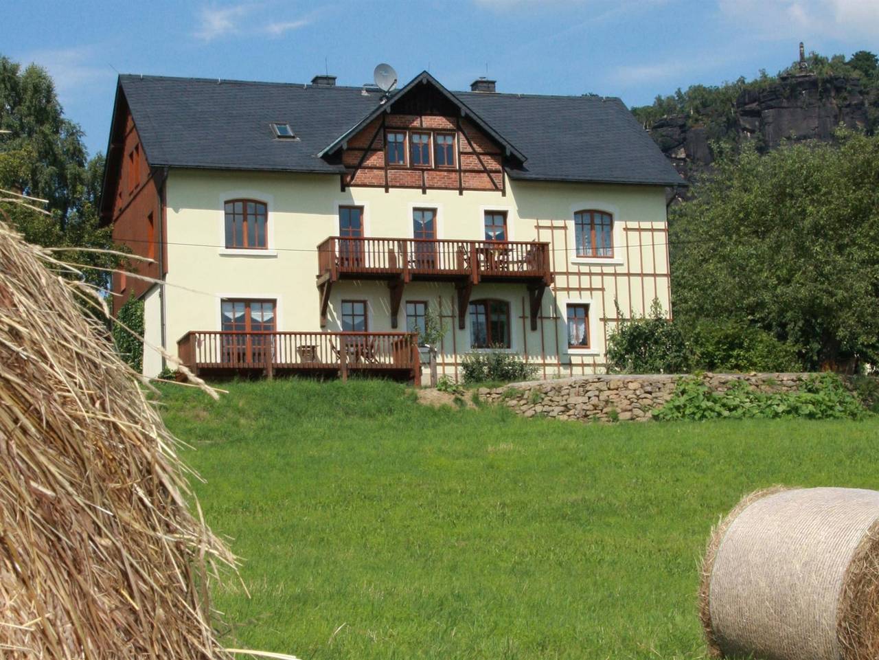 Ganze Ferienwohnung, Ferienhof Schönfelder - Wohnung 4 "Spatzennest", 2 Schlafräume in Königstein, Elbsandsteingebirge