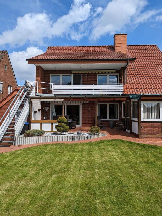 Ferienwohnung für 2 Personen, mit Balkon und Ausblick in Meppen