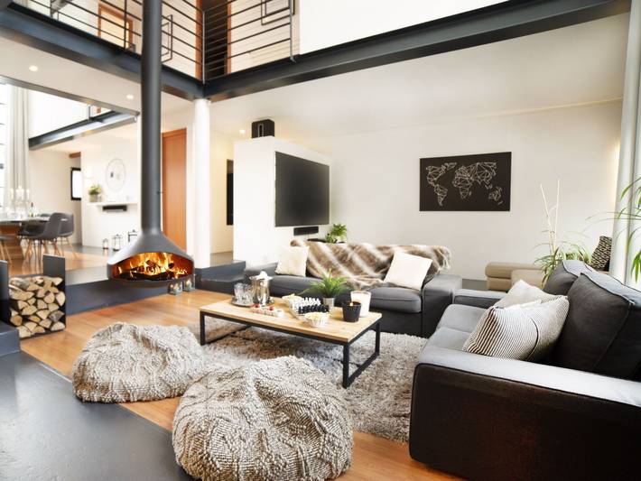 Maison de vacances pour 12 personnes, avec Terrasse ainsi que Jardin et Piscine dans Gex