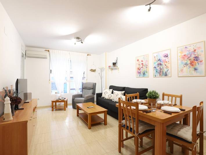 Apartamento para 4 personas, con balcón en Sagunto