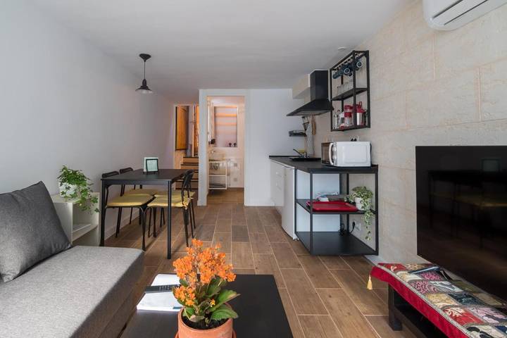Gîte pour 4 personnes, avec Balcon et Terrasse ainsi que Jardin et Vue à Brunete
