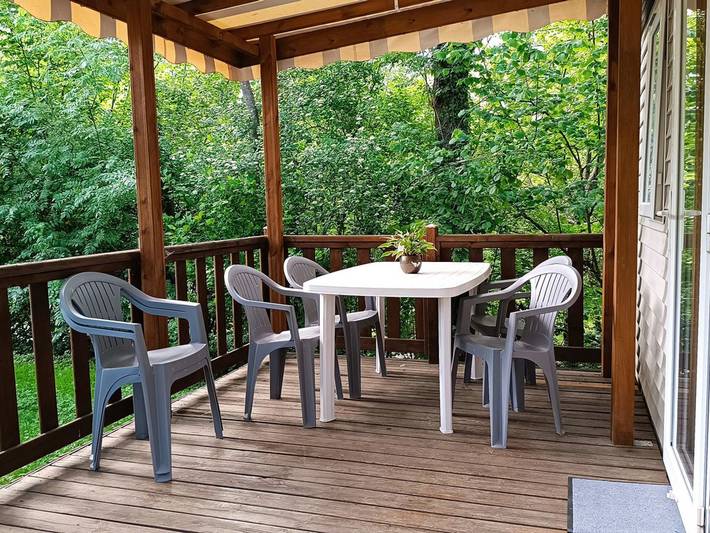 Mobil home pour 6 personnes, avec Terrasse et Piscine à Gotein-Libarrenx - 2