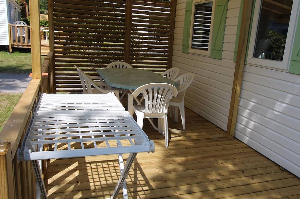 Mobilhome tout confort, Camping 4* in Carnac, Côte des Mégalithes