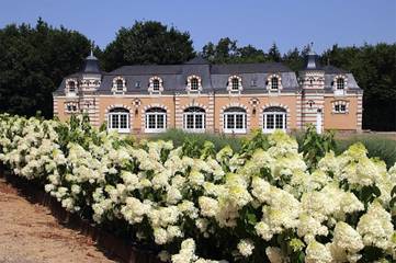 Cottage pour 22 personnes, avec jardin ainsi que piscine et vue, adapté aux familles à Durtal