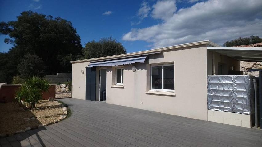 Maison de vacances pour 2 personnes, avec Terrasse ainsi que Jardin et Vue