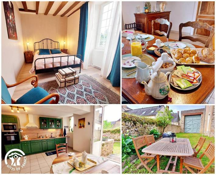 Location de vacances pour 4 personnes, avec Terrasse et Jardin à Saulges