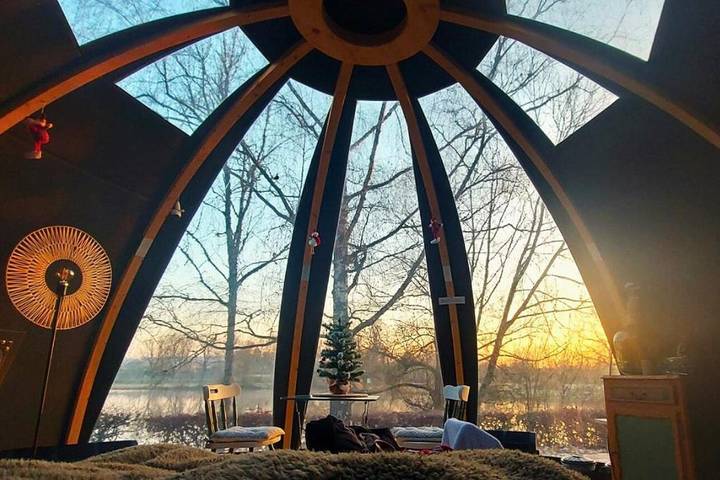 Chalet pour 2 personnes, avec vue sur le lac et vue ainsi que jardin et terrasse, animaux acceptés dans Meurthe-et-Moselle - 4