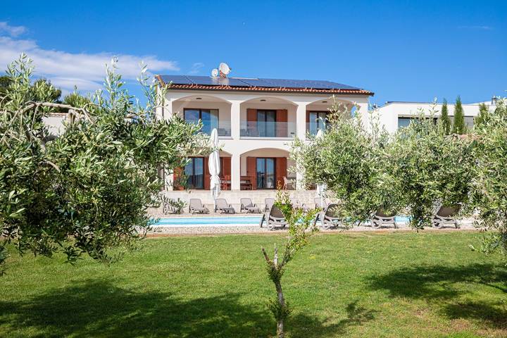 Ferienhaus mit Meerblick für 12 Personen, mit Garten und Pool in Istrien - 2