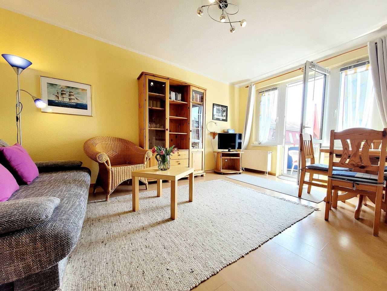 Meerglück im Dünengarten mit Balkon & Meerblick Ofc 20 - 2-Raum-Fewo (2 Pers.+ 1 Kind) mit Balkon & Meerblick in Ostseebad Kühlungsborn, Kühlungsborn