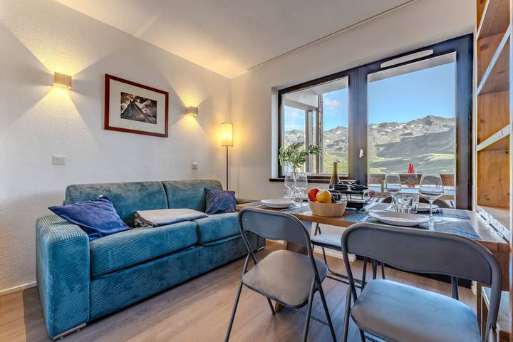Ferielejlighed for 4 personer, med balkon/terrasse, børnevenlig i Val Thorens