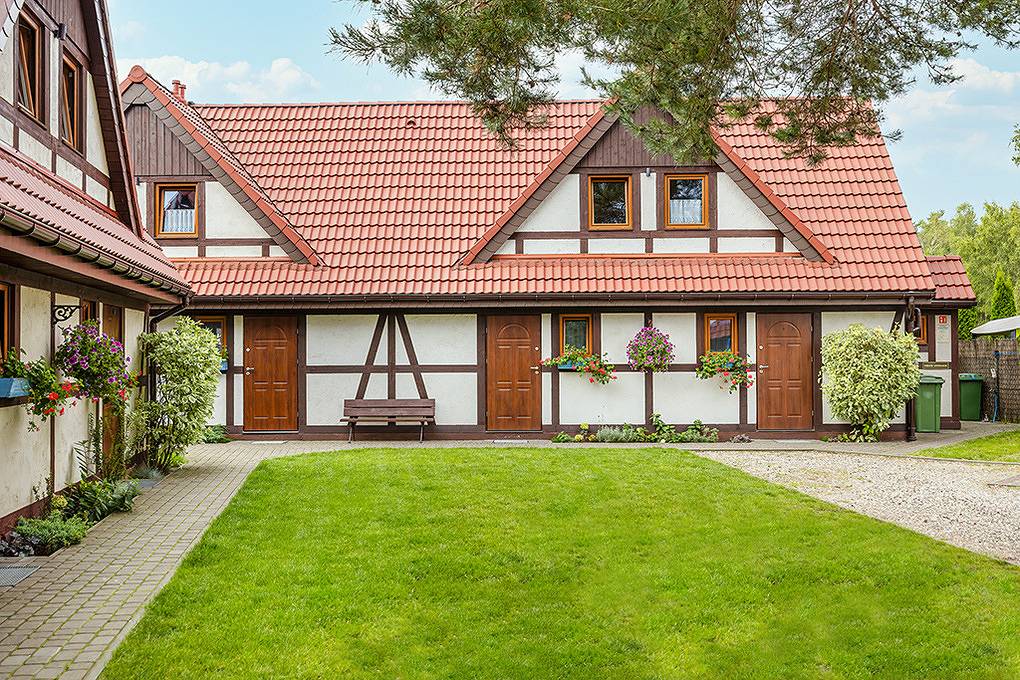 Reihenhaus Ciach Nr. 3 in Bobolin, Powiat Sławieński