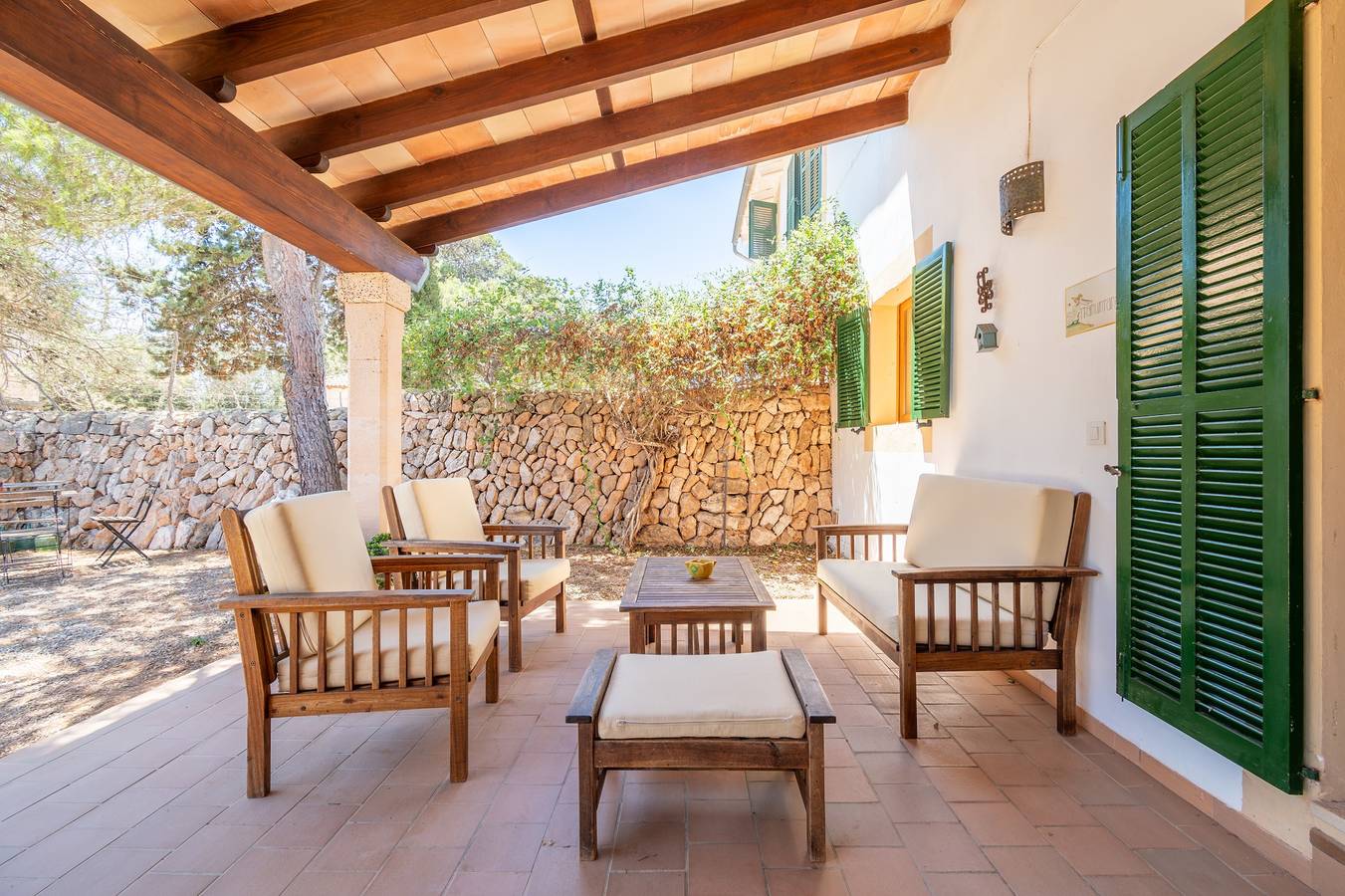 Agroturismo 'Sa Bassa Crua 2' con piscina compartida, terraza privada y Wi-Fi in Lluchmayor, Costa de Mallorca